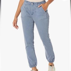 NWT PAIGE mayslie joggers blue size 31